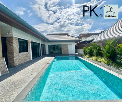 5R0609 ให้เช่า pool villa 3ห้องนอน 2ห้องน้ำ ราคา 100,000/เดือน โซนกะทู้