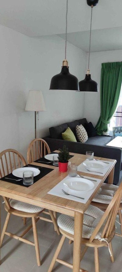 5R0617 ให้เช่าบ้านแฝดสองชั้น 3ห้องนอน 2ห้องน้ำ ราคา 29,000/เดือน โซนกะทู้