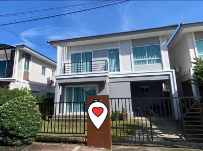 5R0618 ให้เช่าบ้านเดี่ยวสองชั้น 3ห้องนอน 2ห้องน้ำ ราคา 45,000/เดือน โซนกะทู้