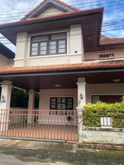 5R0621 ให้เช่าบ้านเดี่ยวสองชั้น 3ห้องนอน 3ห้องน้ำ ราคา 37,000/เดือน โซนกะทู้