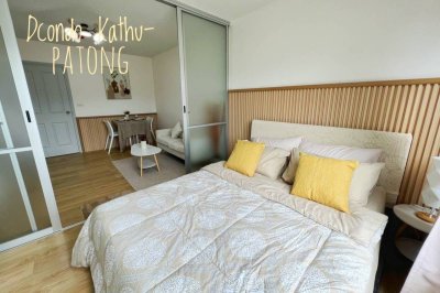 5R0632 คอนโดมิเนียม ห้องสตูดิโอ ให้เช่าเดือนละ 14,000บาท โซนกะทู้