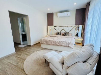 5R0640 ให้เช่าบ้านเดี่ยวสองชั้น 3ห้องนอน 3ห้องน้ำ ราคา 100,000/เดือน โซนกะทู้