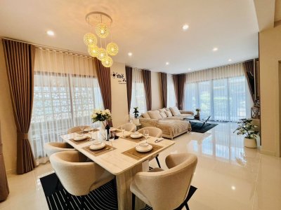 5R0640 ให้เช่าบ้านเดี่ยวสองชั้น 3ห้องนอน 3ห้องน้ำ ราคา 100,000/เดือน โซนกะทู้