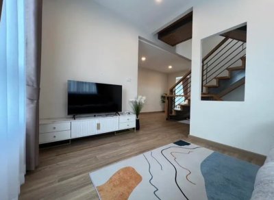 5R0640 ให้เช่าบ้านเดี่ยวสองชั้น 3ห้องนอน 3ห้องน้ำ ราคา 100,000/เดือน โซนกะทู้