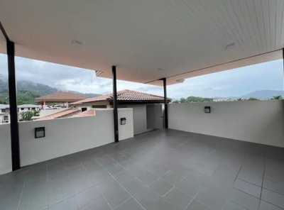 5R0640 ให้เช่าบ้านเดี่ยวสองชั้น 3ห้องนอน 3ห้องน้ำ ราคา 100,000/เดือน โซนกะทู้