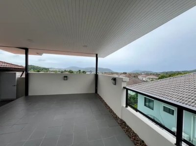 5R0640 ให้เช่าบ้านเดี่ยวสองชั้น 3ห้องนอน 3ห้องน้ำ ราคา 100,000/เดือน โซนกะทู้