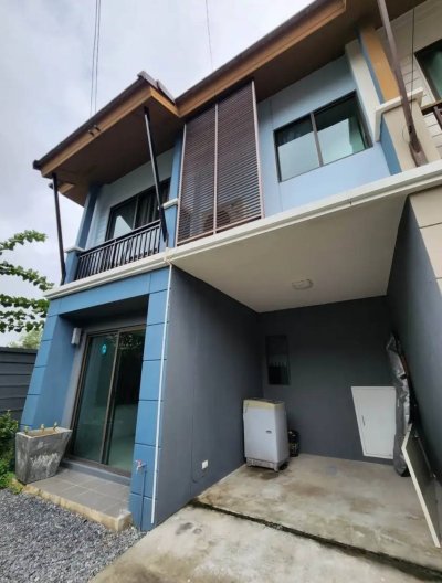 5R0648 ให้เช่าบ้านแฝดสองชั้น 3ห้องนอน 2ห้องน้ำ ราคา 25,000/เดือน โซนกะทู้