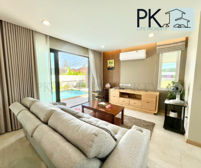 5R0665 ให้เช่า pool villa 3 ห้องนอน 3 ห้องน้ำ ราคา 100,000/เดือน โซนกะทู้