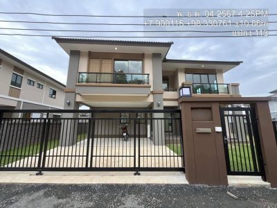 5R0671 ให้เช่าบ้านเดี่ยวสองชั้น 3 ห้องนอน 4 ห้องน้ำ ราคา 150,000/เดือน โซนกะทู้