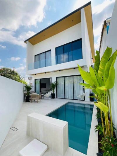 5R0684 ให้เช่า pool villa 3 ห้องนอน 3 ห้องน้ำ ราคา 100,000/เดือน โซนกะทู้