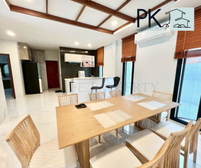 5R0703 ให้เช่า Pool Villa สองชั้น 4 ห้องนอน 4 ห้องน้ำราคา 80,000/เดือน โซนกะทู้