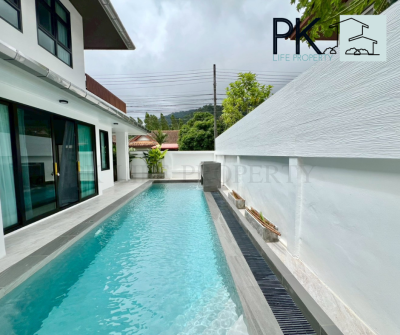5R0703 ให้เช่า Pool Villa สองชั้น 4 ห้องนอน 4 ห้องน้ำราคา 80,000/เดือน โซนกะทู้