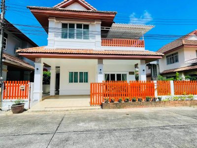 5R0706 ให้เช่าบ้านเดี่ยวสองชั้น 4 ห้องนอน 3 ห้องน้ำ ราคา 55,000/เดือน โซนกะทู้