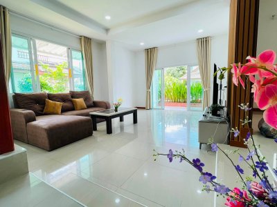 5R0706 ให้เช่าบ้านเดี่ยวสองชั้น 4 ห้องนอน 3 ห้องน้ำ ราคา 55,000/เดือน โซนกะทู้