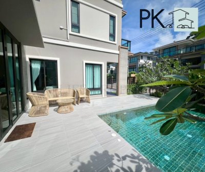5R0712 Pool villa for rent 4 bedroom 4 bathroom 150,000/month at kathu