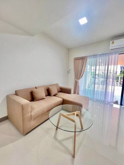 5R0721 ให้เช่าบ้านแฝดสองชั้น 3 ห้องนอน 2 ห้องน้ำ ราคา 35,000/เดือน โซนกะทู้