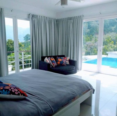 5R0722 Pool villa for rent 4 bedroom 5 bathroom 100,000/month at kathu