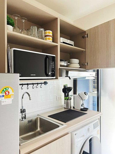 5R0733 คอนโดมิเนียม 1 ห้องนอน 1 ห้องน้ำ ให้เช่าเดือนละ 16,000 บาท โซนกะทู้