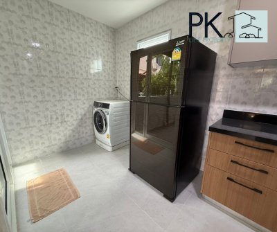 5R0735 ให้เช่าบ้านแฝดสองชั้น 2 ห้องนอน 2 ห้องน้ำ ราคา 38,000/เดือน โซนกะทู้