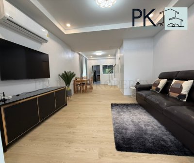 5R0735 ให้เช่าบ้านแฝดสองชั้น 2 ห้องนอน 2 ห้องน้ำ ราคา 38,000/เดือน โซนกะทู้