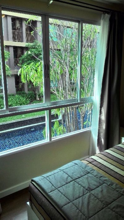 5R0738 คอนโดมิเนียม 1 ห้องนอน 1 ห้องน้ำ ให้เช่าเดือนละ 10,000 บาท โซนกะทู้