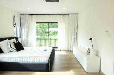 5R0748 ให้เช่าบ้านเดี่ยวสองชั้น 4 ห้องนอน 4 ห้องน้ำ ราคา 120,000/เดือน โซนกะทู้