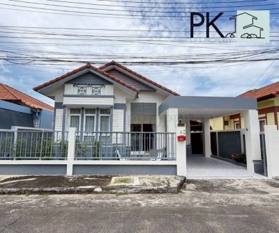 5R0750 ให้เช่าบ้านเดี่ยวชั้นเดียว 3 ห้องนอน 2 ห้องน้ำ ราคา 32,000/เดือน โซนกะทู้