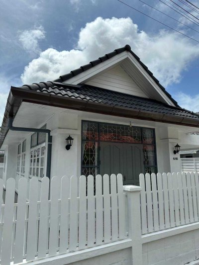 5R0752 ให้เช่าบ้านเดี่ยวชั้นเดียว 2 ห้องนอน 1 ห้องน้ำ ราคา 35,000/เดือน โซนกะทู้