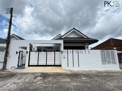 5R0753 ให้เช่าบ้านเดี่ยวชั้นเดียว 3 ห้องนอน 2 ห้องน้ำ ราคา 40,000/เดือน โซนกะทู้