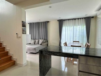 5R0755 ให้เช่าบ้านเดี่ยวสองชั้น 3 ห้องนอน 2 ห้องน้ำ ราคา 55,000/เดือน โซนกะทู้