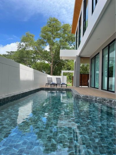 5R0763 Pool villa for rent 4 bedroom 3 bathroom 150,000/month at kathu