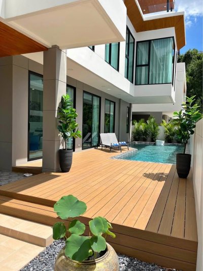 5R0763 Pool villa for rent 4 bedroom 3 bathroom 150,000/month at kathu