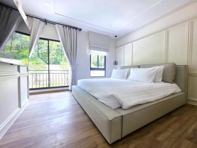 5R0775 ให้เช่าบ้านเดี่ยวสองชั้น 3 ห้องนอน 4 ห้องน้ำ ราคา 100,000/เดือน โซนกะทู้