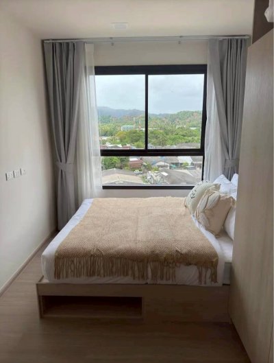 5R0778 คอนโดมิเนียม 1 ห้องนอน 1 ห้องน้ำ ให้เช่าเดือนละ 22,000 บาท โซนกะทู้