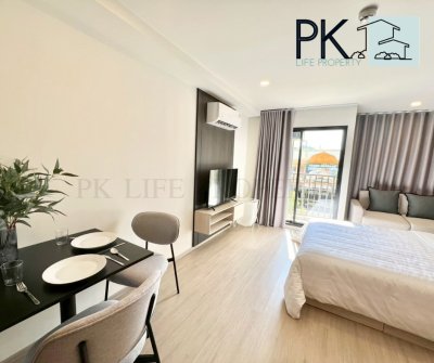 5R0786 Condominium for rent studio room 20,000/month at kathu