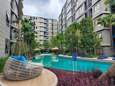 5R0788 คอนโดมิเนียม 1 ห้องนอน 1 ห้องน้ำ ให้เช่าเดือนละ 18,000 บาท โซนกะทู้