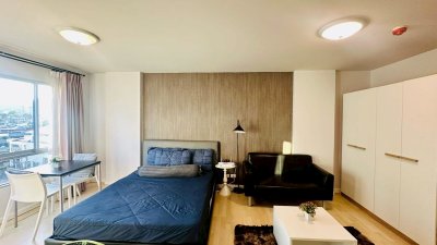 5R0792 คอนโดมิเนียม ห้องสตูดิโอ ให้เช่าเดือนละ 13,000 บาท โซนกะทู้