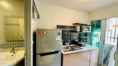 5R0792 คอนโดมิเนียม ห้องสตูดิโอ ให้เช่าเดือนละ 13,000 บาท โซนกะทู้