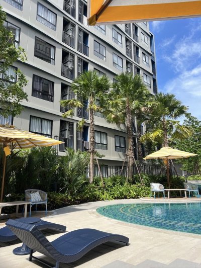 5R0798 คอนโดมิเนียม 1 ห้องนอน 1 ห้องน้ำ ให้เช่าเดือนละ 16,000 บาท โซนกะทู้