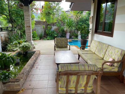 5R0800 ให้เช่า Pool villa 2 ห้องนอน 2 ห้องน้ำ ราคา 60,000/เดือน โซนกะทู้