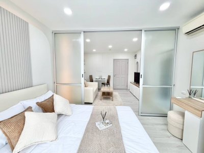 5R0806 คอนโดมิเนียม ห้องสตูดิโอ ให้เช่าเดือนละ 15,000 บาท โซนกะทู้