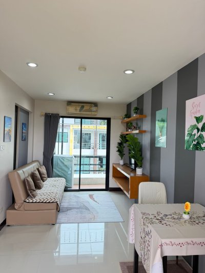 5R0814 คอนโดมิเนียม 1 ห้องนอน 1 ห้องน้ำ ให้เช่าเดือนละ 13,000 บาท โซนกะทู้