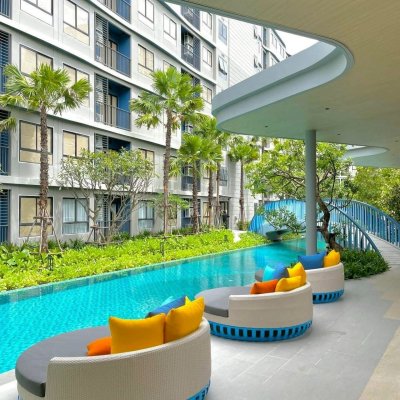 5R0818 คอนโดมิเนียม 1 ห้องนอน 1 ห้องน้ำ ให้เช่าเดือนละ 16,000 บาท โซนกะทู้