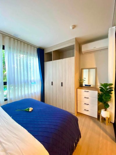 5R0837 คอนโดมิเนียม 1 ห้องนอน 1 ห้องน้ำ ให้เช่าเดือนละ 18,000 บาท โซนกะทู้