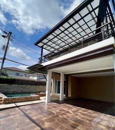 5S0224 ขายบ้านเดี่ยวสองชั้น พร้อมสระว่ายน้ำ 3ห้องนอน 3ห้องน้ำ ราคา 9,300,000 บาท โซนกะทู้
