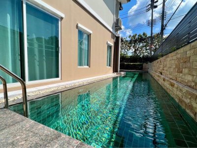 5S0224 ขายบ้านเดี่ยวสองชั้น พร้อมสระว่ายน้ำ 3ห้องนอน 3ห้องน้ำ ราคา 9,300,000 บาท โซนกะทู้