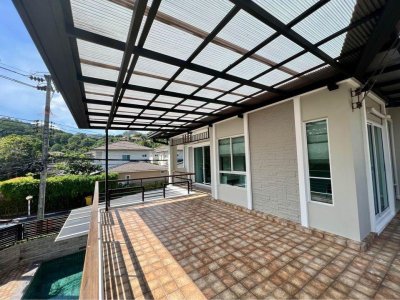 5S0224 ขายบ้านเดี่ยวสองชั้น พร้อมสระว่ายน้ำ 3ห้องนอน 3ห้องน้ำ ราคา 9,300,000 บาท โซนกะทู้