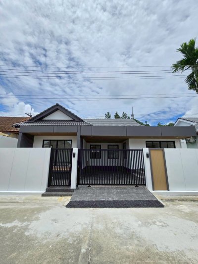 5S0288 ขายบ้านเดี่ยวชั้นเดียว ราคา 6,290,000 บาท 3 ห้องนอน 2 ห้องน้ำ โซนกะทู้