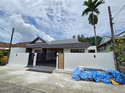 5S0288 ขายบ้านเดี่ยวชั้นเดียว ราคา 6,290,000 บาท 3 ห้องนอน 2 ห้องน้ำ โซนกะทู้