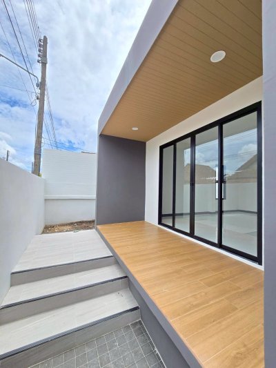 5S0288 ขายบ้านเดี่ยวชั้นเดียว ราคา 6,290,000 บาท 3 ห้องนอน 2 ห้องน้ำ โซนกะทู้